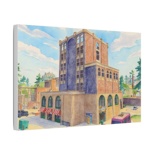 "Tilted Towers 2" Canvas