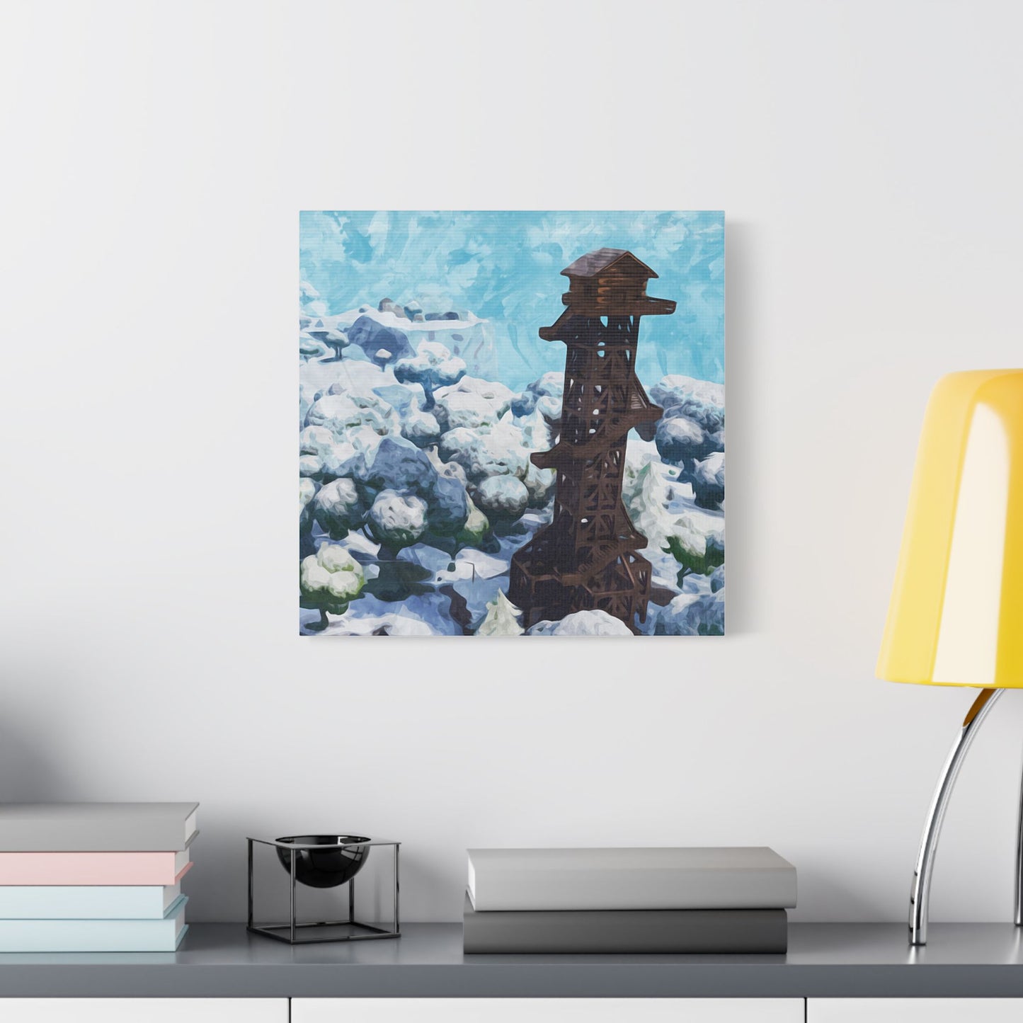 "Lonely Lodge" Canvas