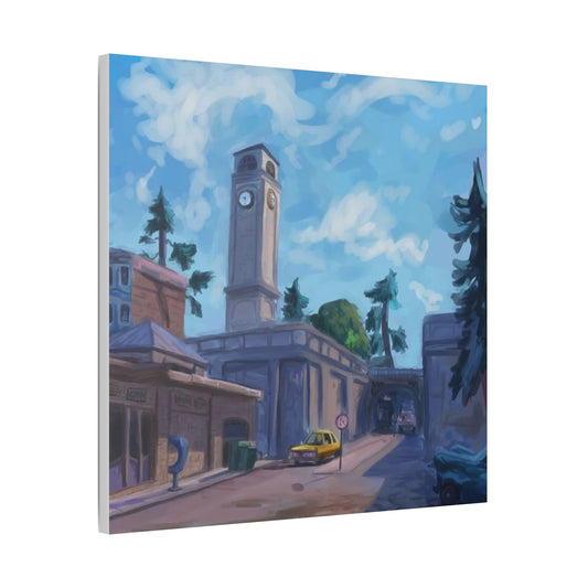 "Tilted Towers" Canvas