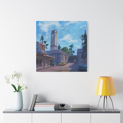 "Tilted Towers" Canvas